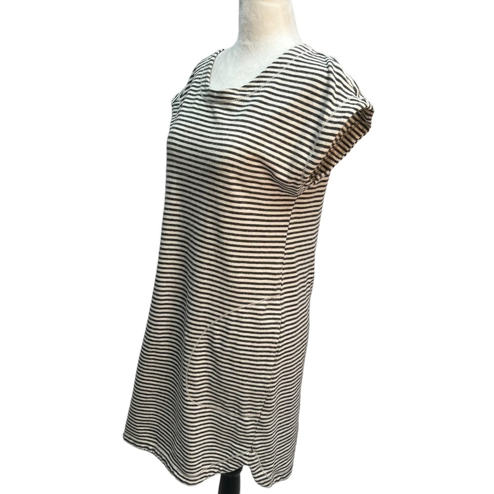 MAX Studio Striped Short Sleeve T-Shirt Dress Size S - Picture 4 of 11